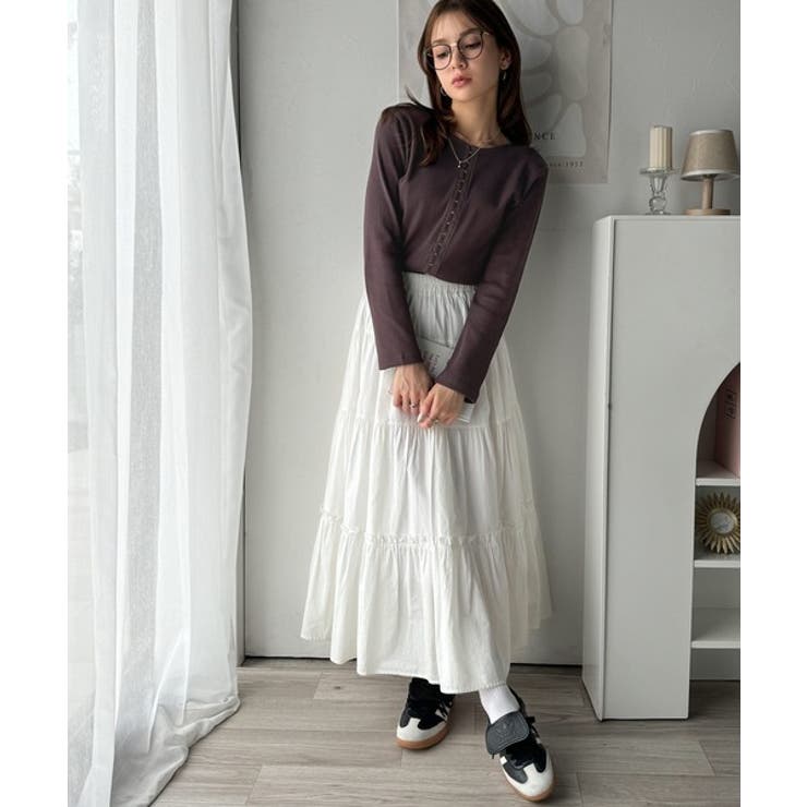 おしゃれ感を格上げ。綿100％前後2wayシルバーホック使いカーディガントップス… | Classical Elf  | 詳細画像44 