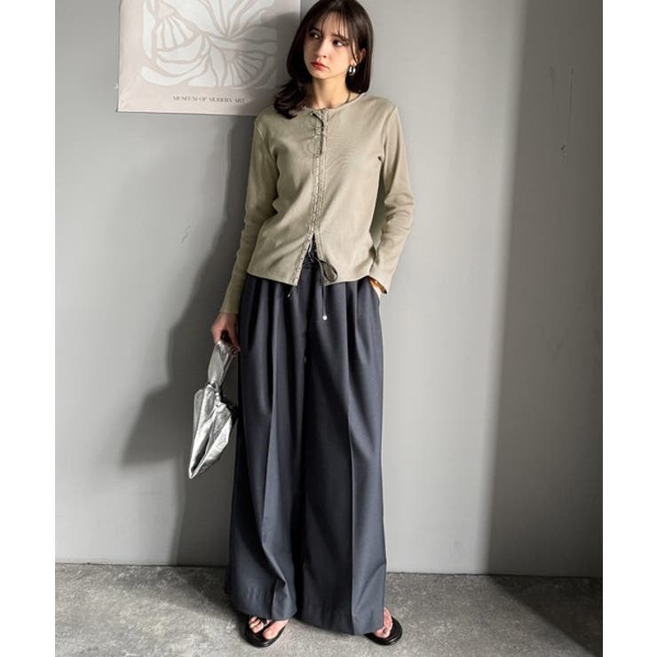 おしゃれ感を格上げ。綿100％前後2wayシルバーホック使いカーディガントップス… | Classical Elf  | 詳細画像51 