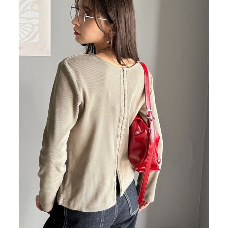 おしゃれ感を格上げ。綿100％前後2wayシルバーホック使いカーディガントップス… | Classical Elf  | 詳細画像55 