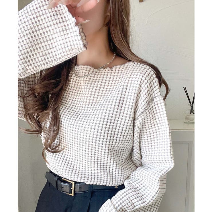 トレンド感満載のデザイン。前後2wayヘビーワッフル切り替えPO（長袖） | Classical Elf  | 詳細画像7 