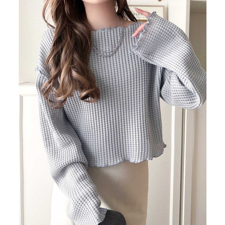 トレンド感満載のデザイン。前後2wayヘビーワッフル切り替えPO（長袖） | Classical Elf  | 詳細画像20 