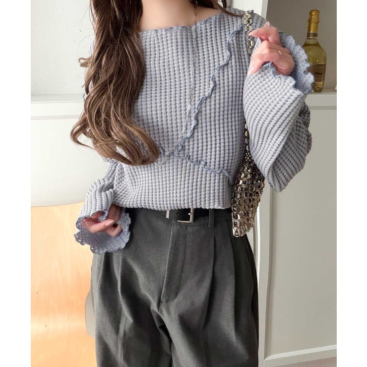 トレンド感満載のデザイン。前後2wayヘビーワッフル切り替えPO（長袖） | Classical Elf  | 詳細画像22 