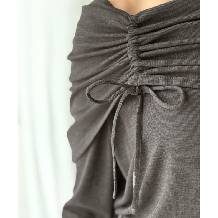 程よい肌見せ、ヘルシースタイル。オフショルリボンカットプルオーバー（長袖） | Classical Elf  | 詳細画像45 