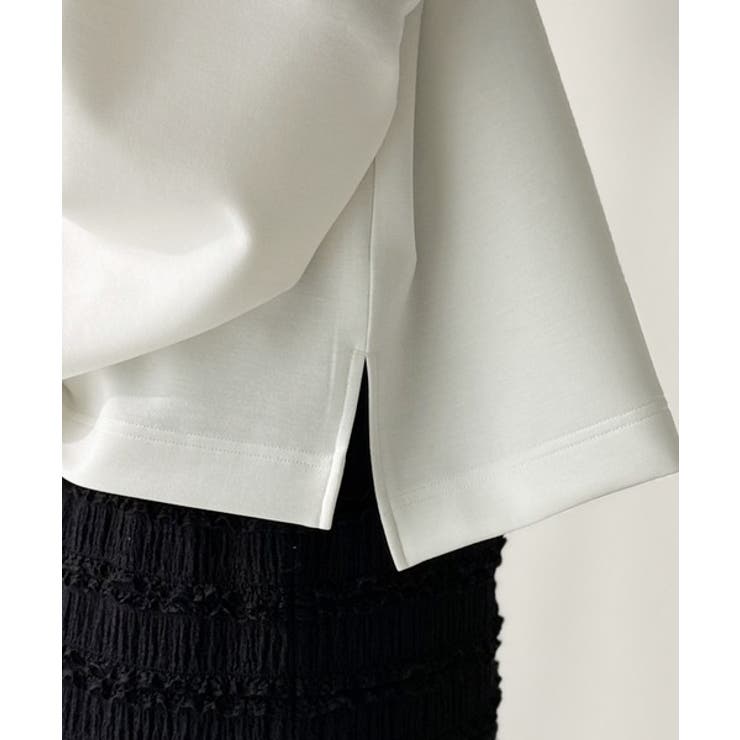 滑らか＆艶やか。ダンボールボートネック袖刺繍ロンT（長袖） | Classical Elf  | 詳細画像48 