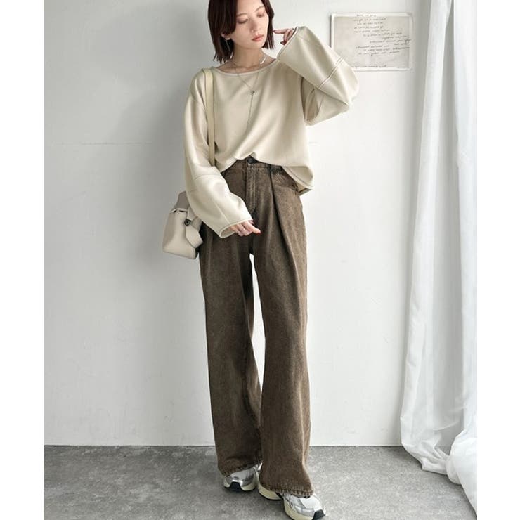 ふんわり袖で、大人映え。ランタンスリーブ切替ステッチプルオーバー（長袖） | Classical Elf  | 詳細画像20 