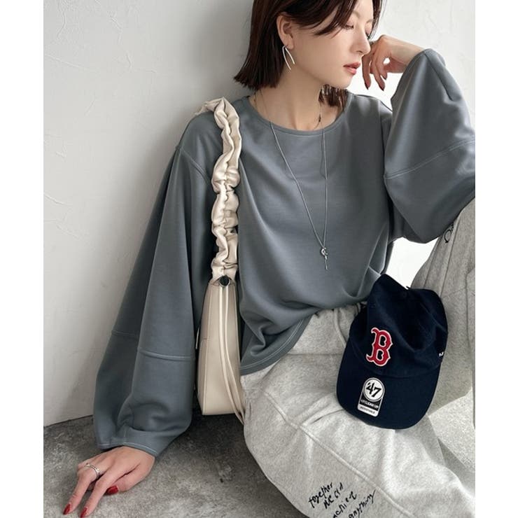 ふんわり袖で、大人映え。ランタンスリーブ切替ステッチプルオーバー（長袖） | Classical Elf  | 詳細画像24 