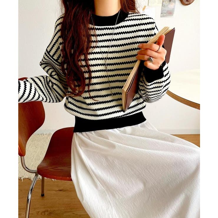 立体感のある太リブで上品映え。太リブニット | Classical Elf  | 詳細画像7 