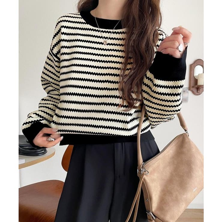 立体感のある太リブで上品映え。太リブニット | Classical Elf  | 詳細画像9 