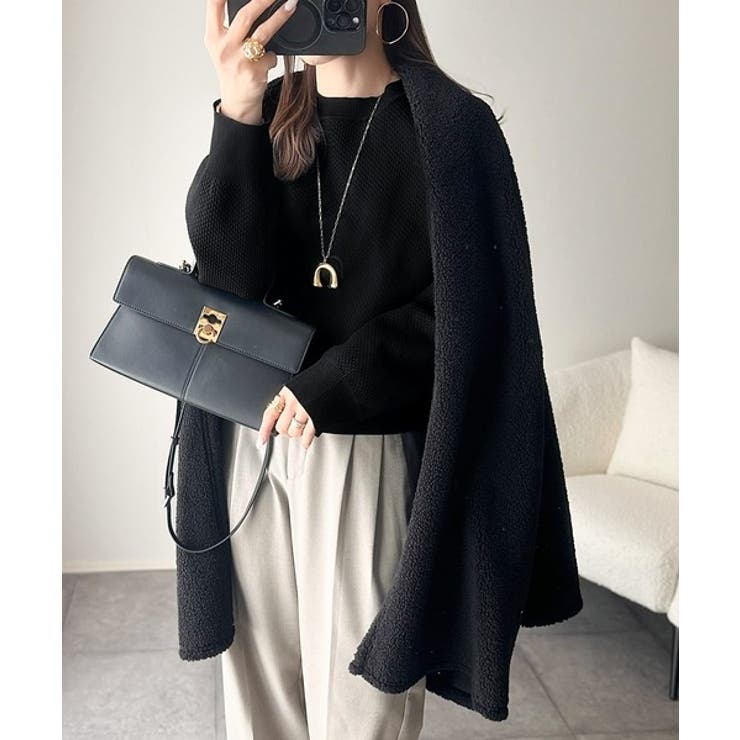 立体感のある太リブで上品映え。太リブニット | Classical Elf  | 詳細画像11 