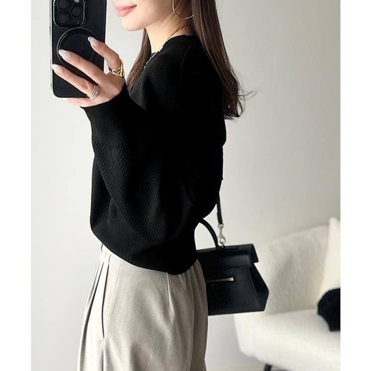 立体感のある太リブで上品映え。太リブニット | Classical Elf  | 詳細画像13 