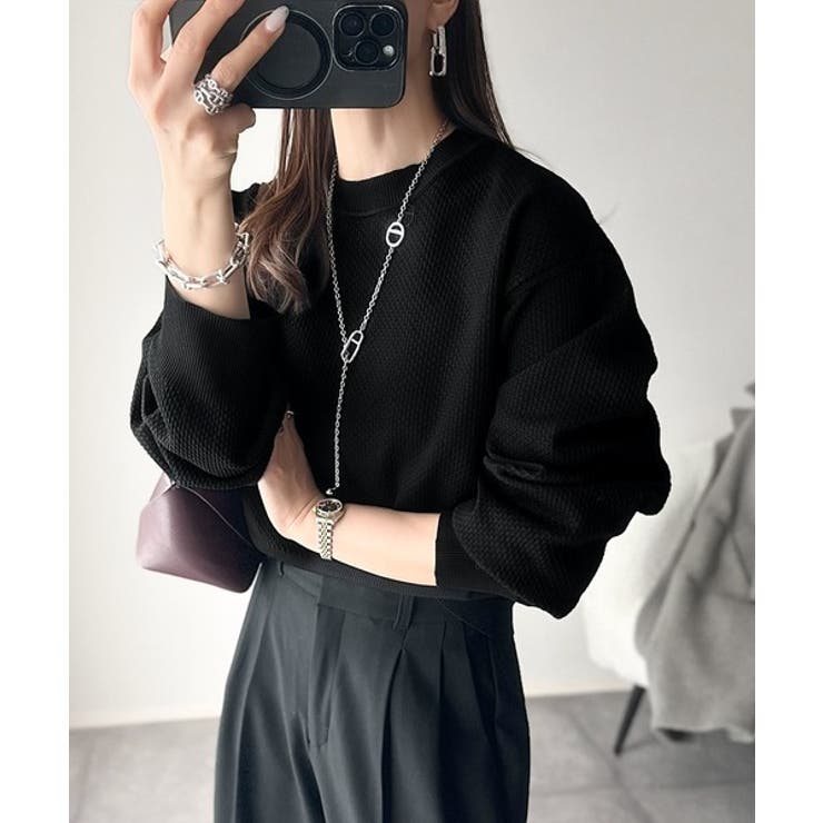 立体感のある太リブで上品映え。太リブニット | Classical Elf  | 詳細画像15 