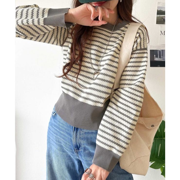 立体感のある太リブで上品映え。太リブニット | Classical Elf  | 詳細画像21 