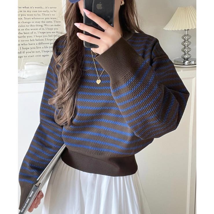 立体感のある太リブで上品映え。太リブニット | Classical Elf  | 詳細画像23 