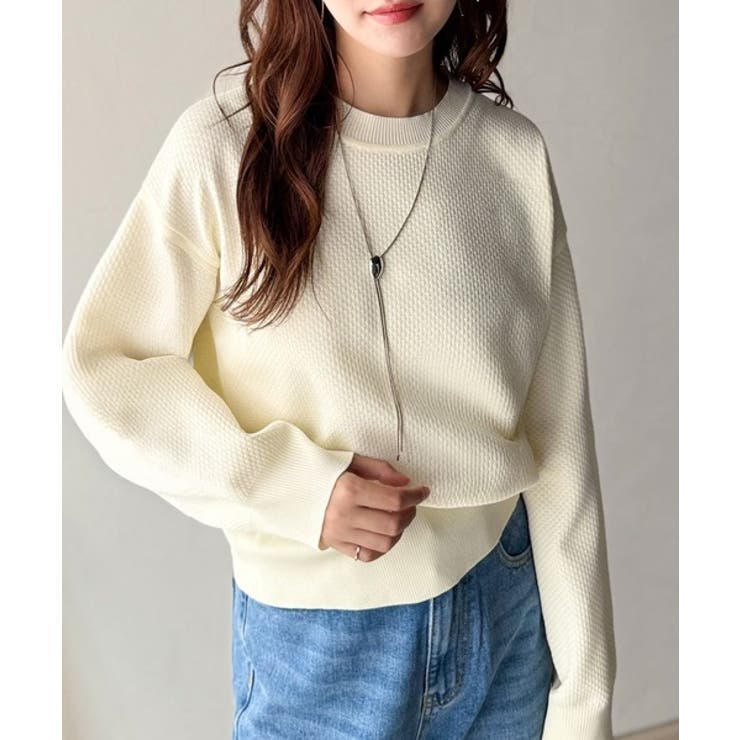 立体感のある太リブで上品映え。太リブニット | Classical Elf  | 詳細画像2 