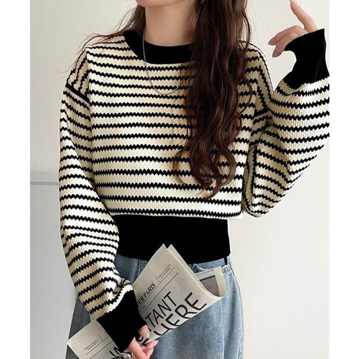 立体感のある太リブで上品映え。太リブニット | Classical Elf  | 詳細画像4 