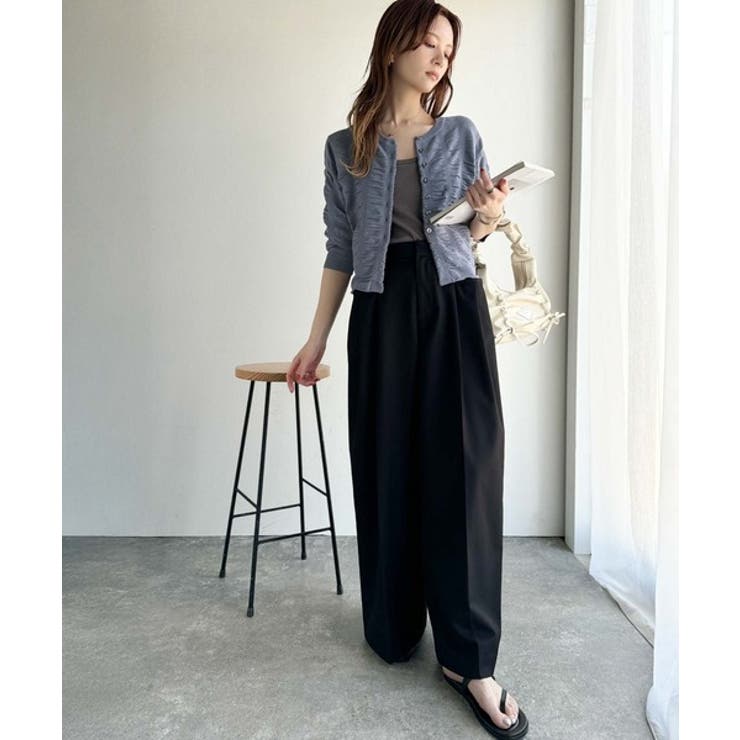 さらり羽織りココロおどる♪前後2way7分袖シャーリングニットカーディガン | Classical Elf  | 詳細画像37 