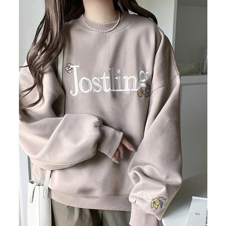 シンプルなのに一際映える。フラワー刺繍裏起毛スウェット | Classical Elf  | 詳細画像22 