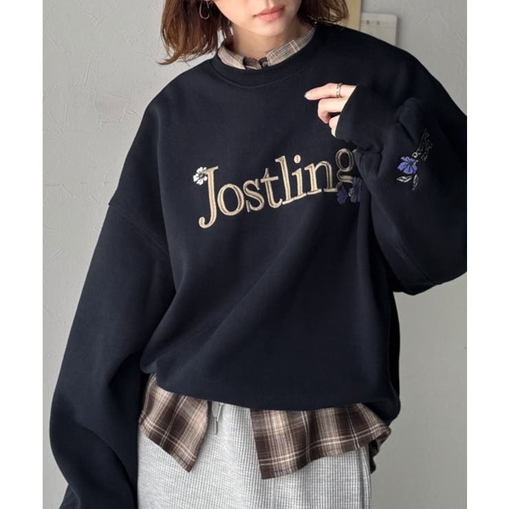 シンプルなのに一際映える。フラワー刺繍裏起毛スウェット | Classical Elf  | 詳細画像30 