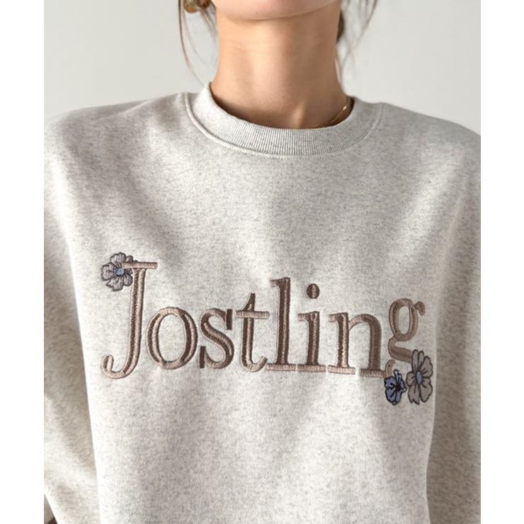 シンプルなのに一際映える。フラワー刺繍裏起毛スウェット | Classical Elf  | 詳細画像38 