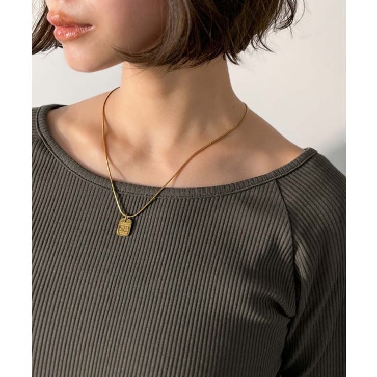 デコルテラインを美しく演出。クルーネックリブトップス（長袖） | Classical Elf  | 詳細画像41 