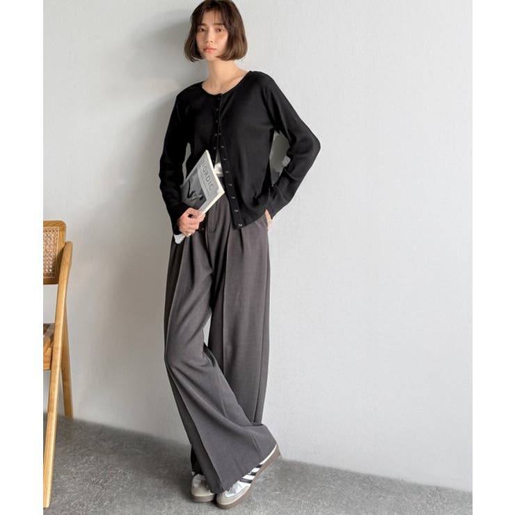 前後2wayドットボタンRIBカーディガン | Classical Elf  | 詳細画像20 