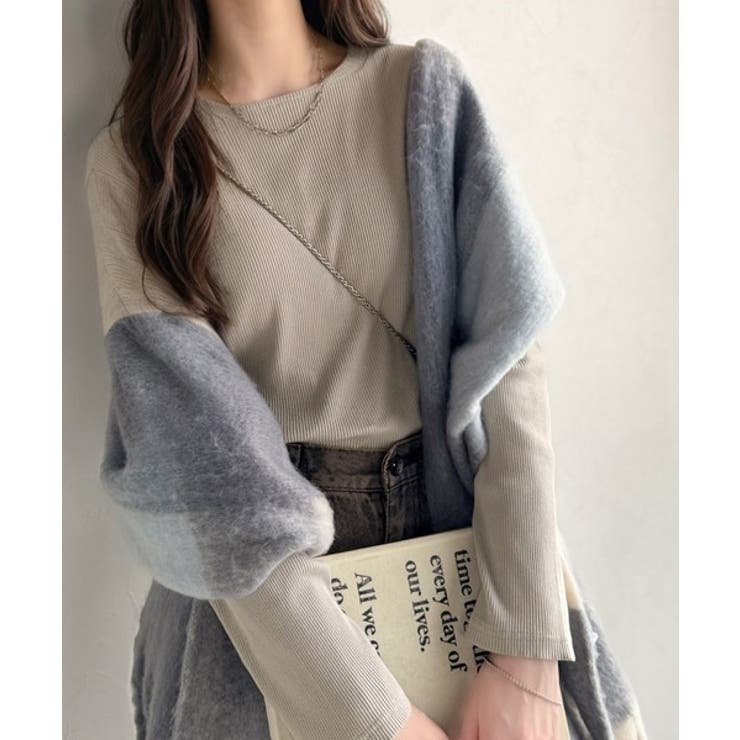 前後2wayドットボタンRIBカーディガン | Classical Elf  | 詳細画像25 