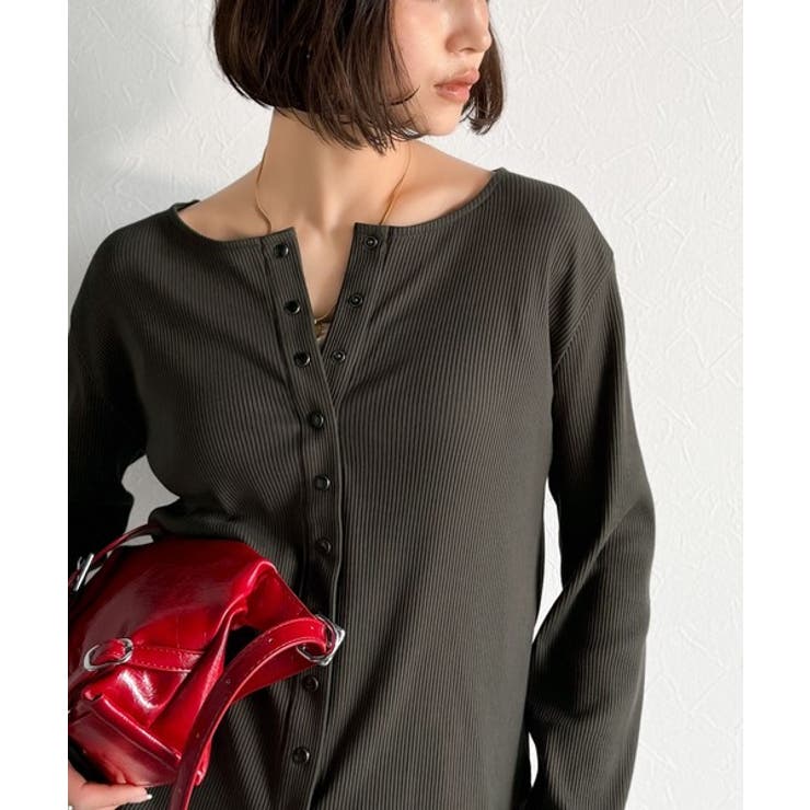 前後2wayドットボタンRIBカーディガン | Classical Elf  | 詳細画像29 