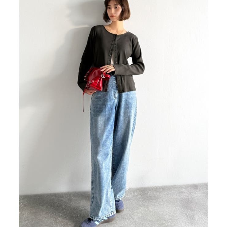 前後2wayドットボタンRIBカーディガン | Classical Elf  | 詳細画像33 