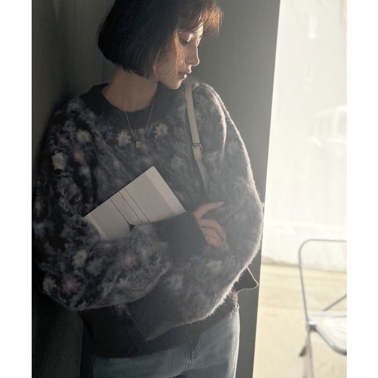 ヴィンテージライクなデザインで上級見え◎アンティークラグモチーフ柄ニットPO | Classical Elf  | 詳細画像20 