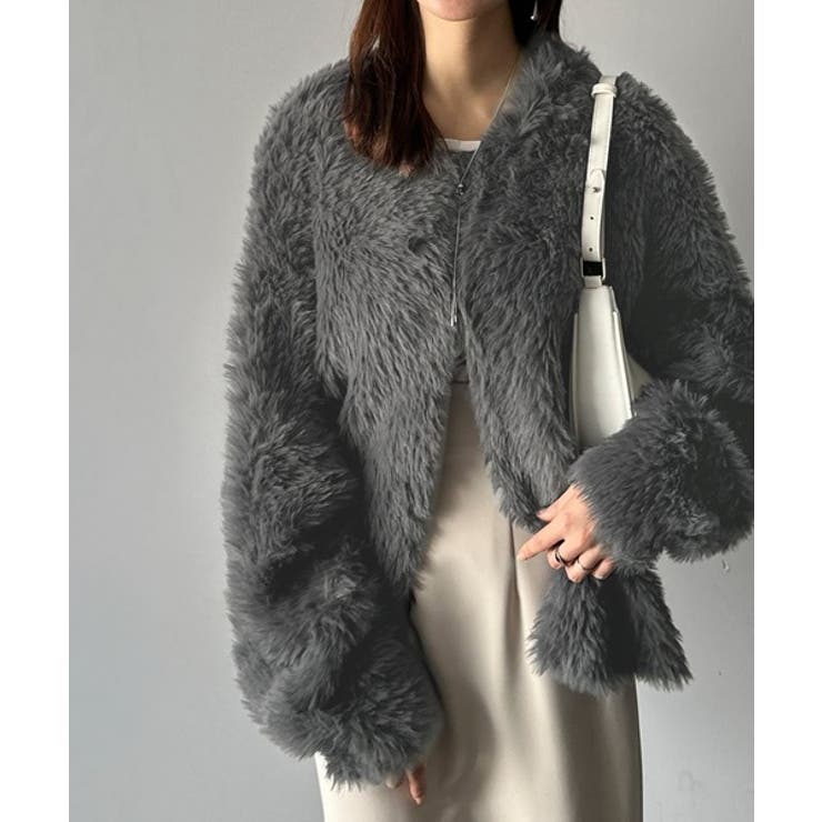 ふわっと包まれる心地よさ。モコモコフェザーニットホックカーディガン | Classical Elf  | 詳細画像9 