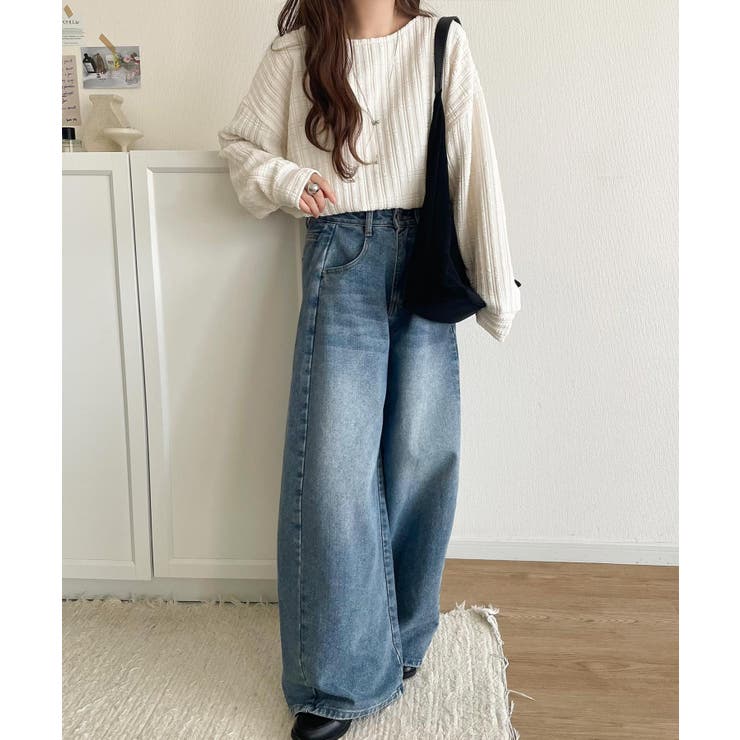 ゆったりシルエットでこなれ感をプラス。フクレジャガードトップス（長袖） | Classical Elf  | 詳細画像5 