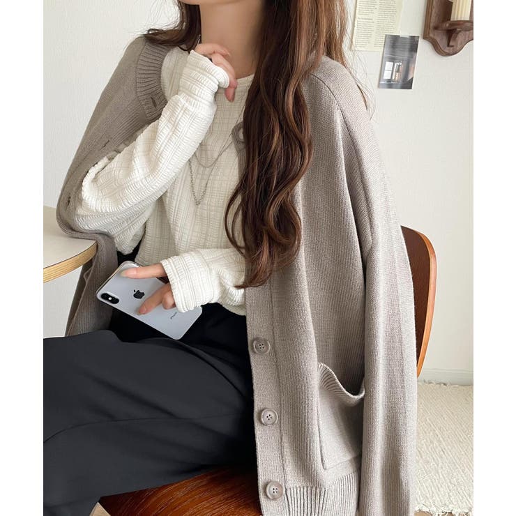 ゆったりシルエットでこなれ感をプラス。フクレジャガードトップス（長袖） | Classical Elf  | 詳細画像6 