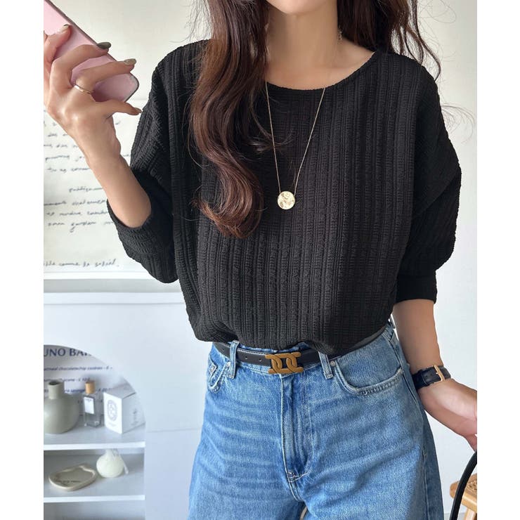 ゆったりシルエットでこなれ感をプラス。フクレジャガードトップス（長袖） | Classical Elf  | 詳細画像10 