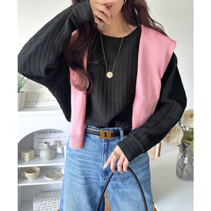 ゆったりシルエットでこなれ感をプラス。フクレジャガードトップス（長袖） | Classical Elf  | 詳細画像13 