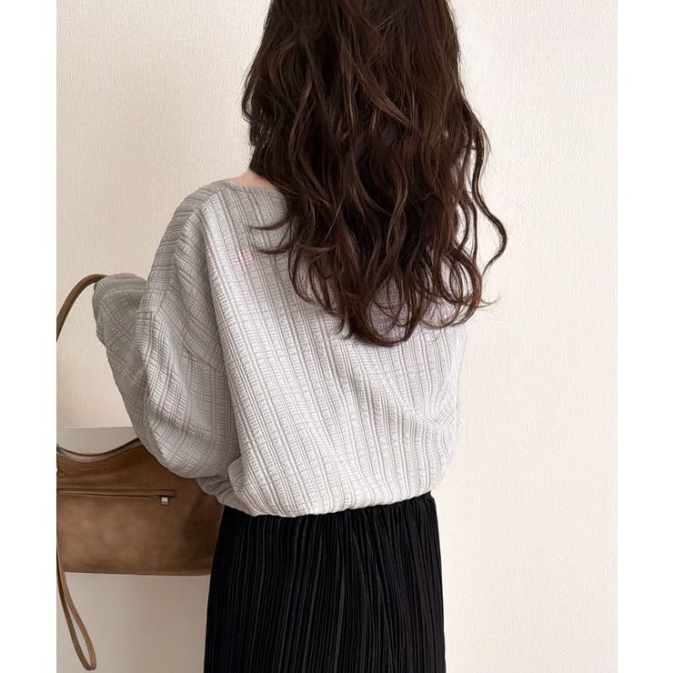 ゆったりシルエットでこなれ感をプラス。フクレジャガードトップス（長袖） | Classical Elf  | 詳細画像43 