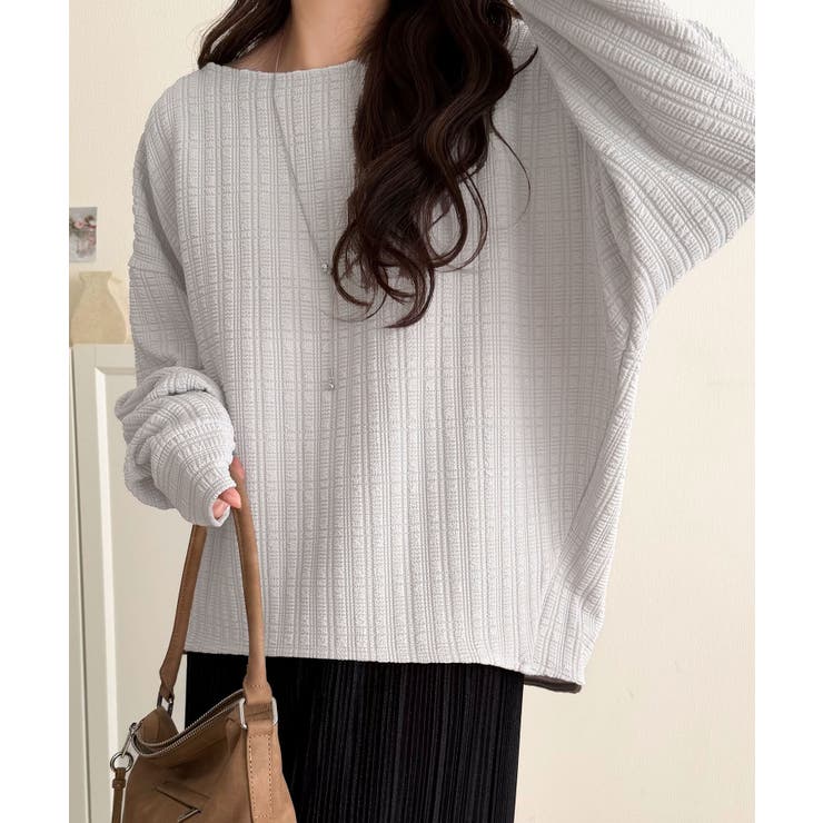 ゆったりシルエットでこなれ感をプラス。フクレジャガードトップス（長袖） | Classical Elf  | 詳細画像44 