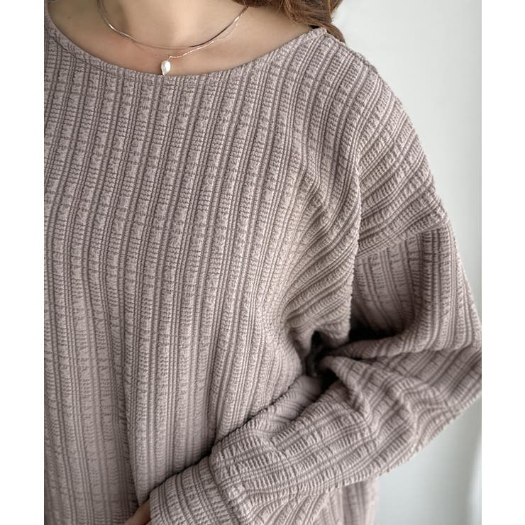 ゆったりシルエットでこなれ感をプラス。フクレジャガードトップス（長袖） | Classical Elf  | 詳細画像48 