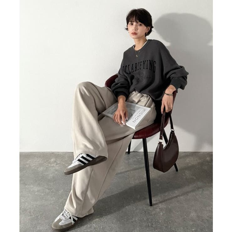 カレッジスタイルで秋めく。トレンド感たっぷりのエンブレムロゴ入りダブルジャガード… | Classical Elf  | 詳細画像23 