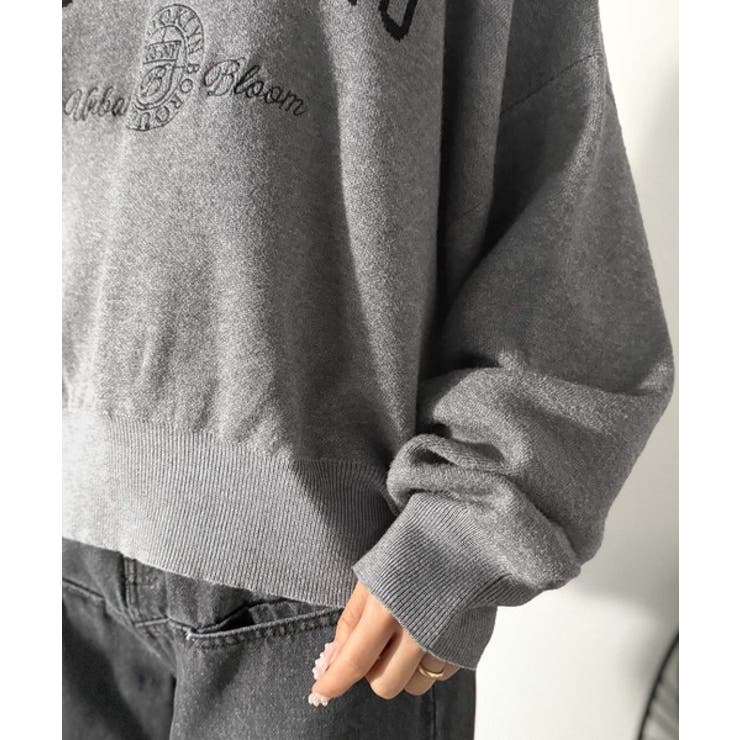 カレッジスタイルで秋めく。トレンド感たっぷりのエンブレムロゴ入りダブルジャガード… | Classical Elf  | 詳細画像29 