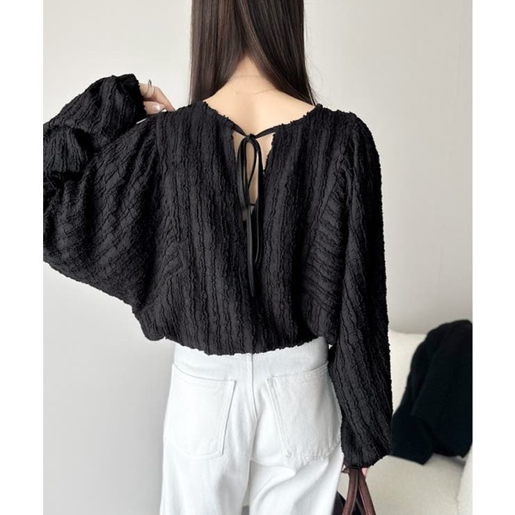 一枚でサマになる大人のジャガード。前後2wayカットジャガードシェイプチュニック… | Classical Elf  | 詳細画像12 