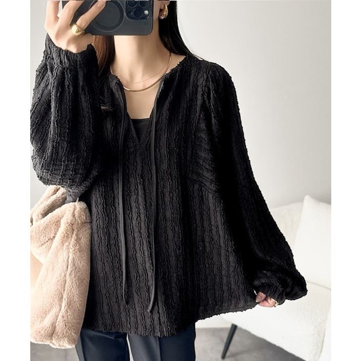 極美品✨定価１.５万❤️　白　洗える　カットジャガードシフォン2WAYチュニック 極美品✨定価1.5万❤️ 白 洗える カットジャガードシフォン