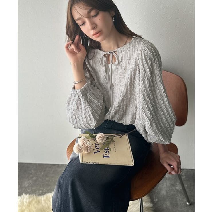 一枚でサマになる大人のジャガード。前後2wayカットジャガードシェイプチュニック… | Classical Elf  | 詳細画像20 