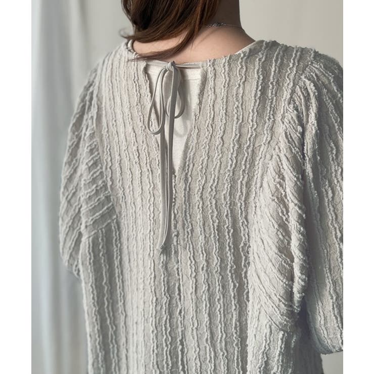 一枚でサマになる大人のジャガード。前後2wayカットジャガードシェイプチュニック… | Classical Elf  | 詳細画像31 