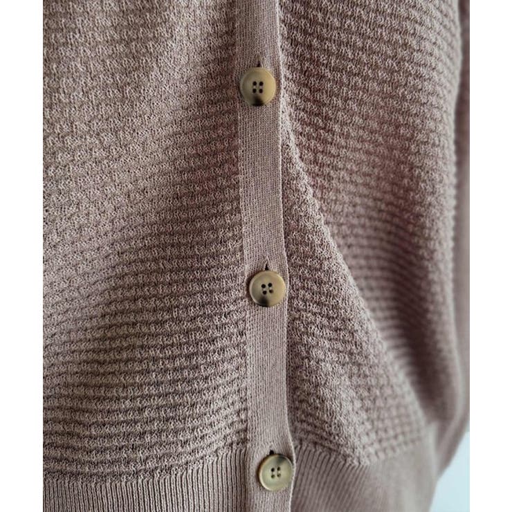 ゆるっと羽織って、即こなれ見え。表面変化ブークレニットカーディガン | Classical Elf  | 詳細画像24 