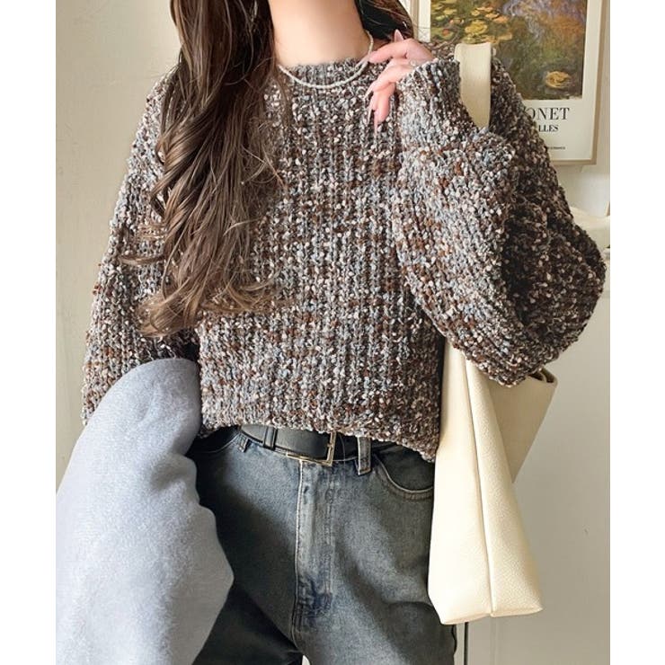 はじける彩りに、一目惚れ。カラフルネップヤーンニット（長袖） | Classical Elf  | 詳細画像9 