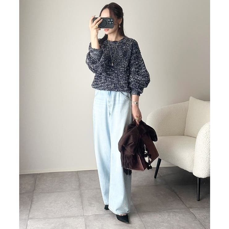 はじける彩りに、一目惚れ。カラフルネップヤーンニット（長袖） | Classical Elf  | 詳細画像21 