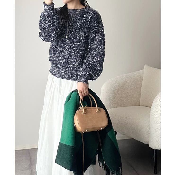 はじける彩りに、一目惚れ。カラフルネップヤーンニット（長袖） | Classical Elf  | 詳細画像23 