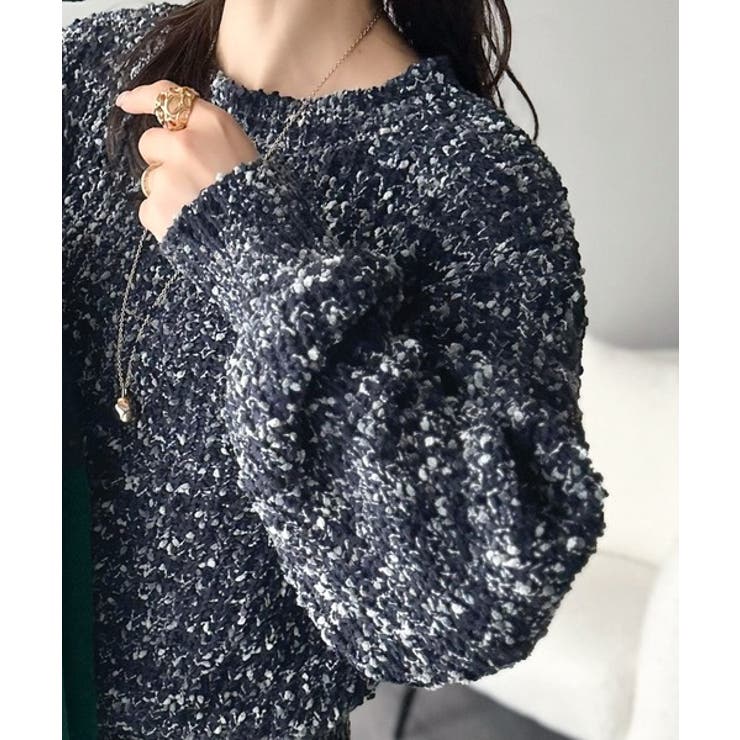 はじける彩りに、一目惚れ。カラフルネップヤーンニット（長袖） | Classical Elf  | 詳細画像28 