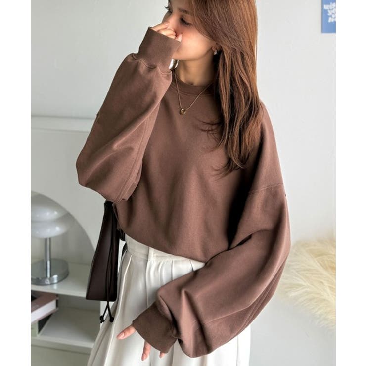 大人カジュアルに最適解。サイン刺繍裏毛スウェット | Classical Elf  | 詳細画像11 