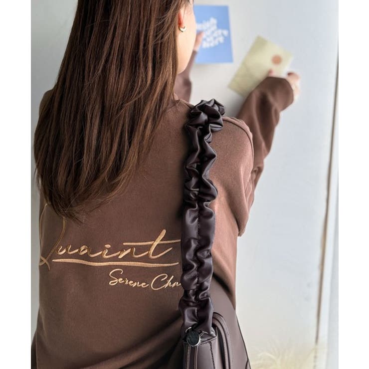 大人カジュアルに最適解。サイン刺繍裏毛スウェット | Classical Elf  | 詳細画像13 